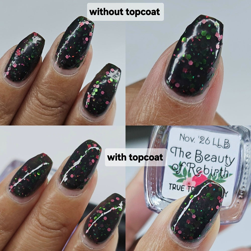 Finding Feathers Lacquer  | The Beauty of Rebirth - True Tranquility QDTC
