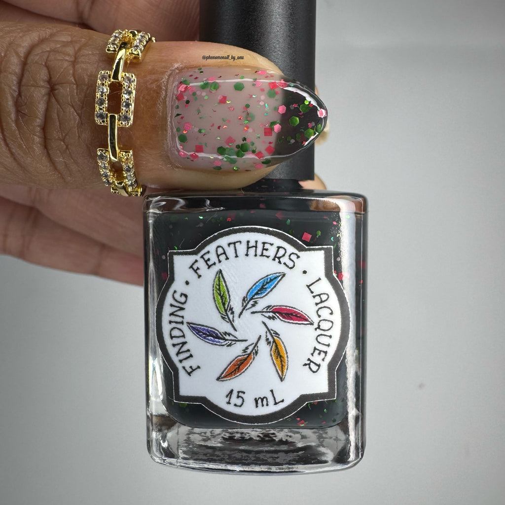 Finding Feathers Lacquer  | The Beauty of Rebirth - True Tranquility QDTC