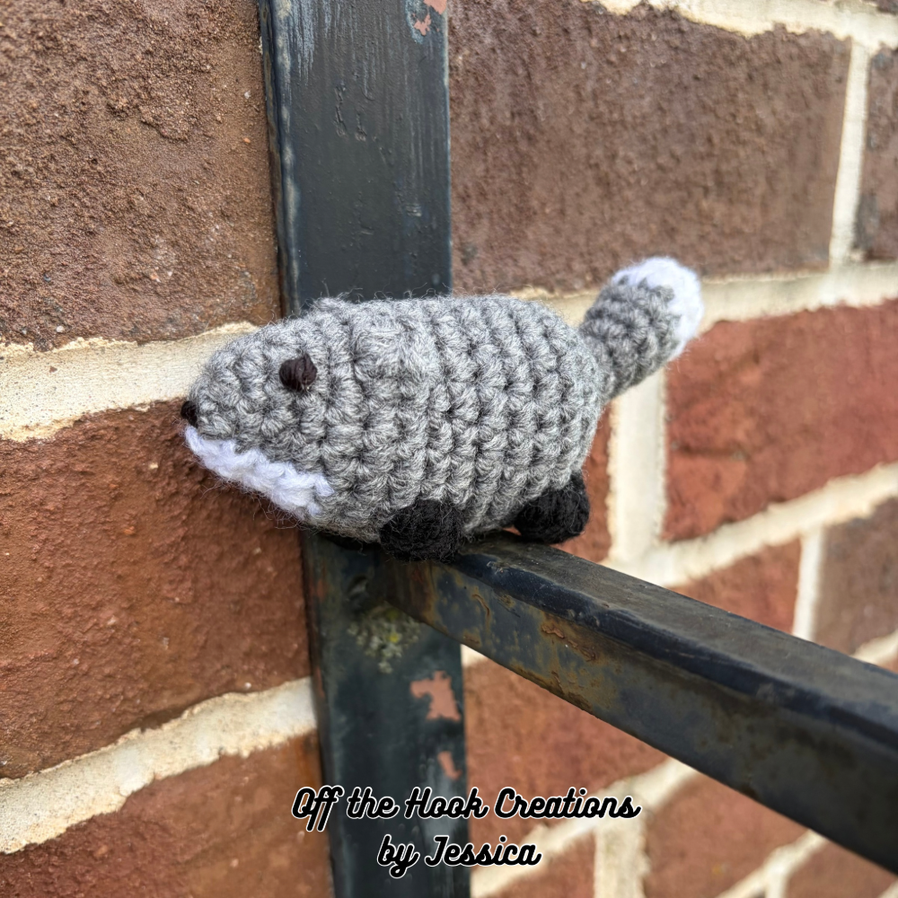 Off the Hook Creations by Jessica  | Crochet Wolf Toy