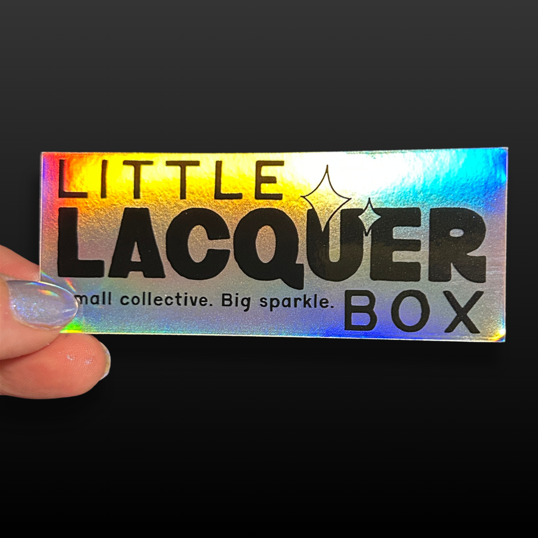 Little Lacquer Box Holo Sticker